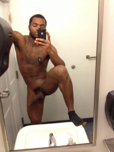 Showing Off His Cock