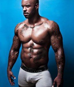 Black God in Tight Boxers