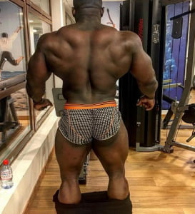 Black Man in Tight Boxers