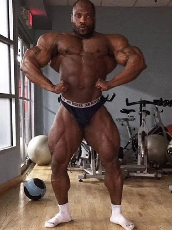 Huge Black Mans Thighs